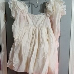 Ivory Sugarfrill Puff Small